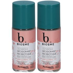 BIOSME Probiotisches Deodorant Kokos-Koralle Roll-on