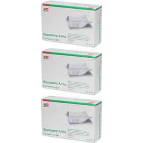 L&R Suprasorb®A Pro Compresse d'alginate de calcium renforcé 5 x 5 cm