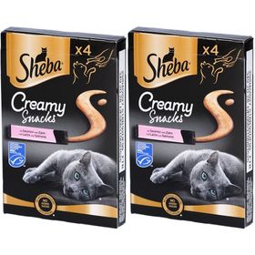 Sheba Creamy Snacks – Friandises au Saumon pour Chat