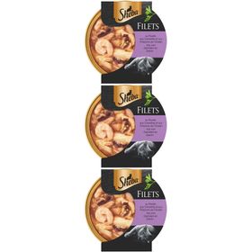 Sheba Filets – Poulet, Crevettes et Poissons de l’Océan pour Chat