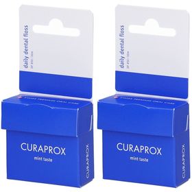 Curaprox Fil Dentaire DF 850 Menthe – 50 m, Vegan, Fibre Végétale