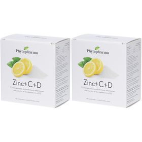 Phytopharma Zink + C + D - Lutschtabletten mit Zitronenaroma