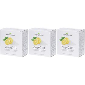 Phytopharma Zink + C + D - Lutschtabletten mit Zitronenaroma