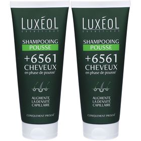 LUXÉOL Shampooing Pousse Cheveux +6561 Cheveux en Phase de Pousse