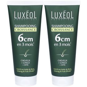 LUXÉOL Shampooing Croissance Cheveux +6 cm en 3 Mois Sans Sulfates