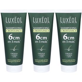 LUXÉOL Shampoo Haarwachstum +6 cm in 3 Monaten Sulfatfrei