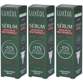 LUXÉOL Sérum Antichute Réactionnelle -51 % Chute de Cheveux
