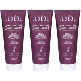 LUXÉOL Shampooing Épaississant Cheveux Fins +35 % d’Épaisseur