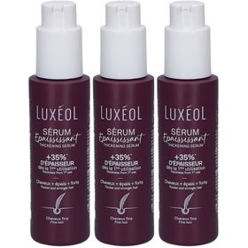 LUXÉOL Sérum Épaississant Cheveux Fins Sans Rinçage +35 % d’Épaisseur