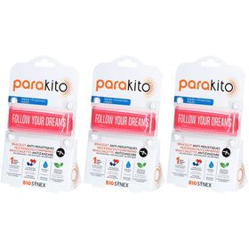 Parakito Anti-Mücken Armband Erwachsene 2 x 15 Tage