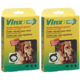 Vinx Neem Kräuter Halsband Hund grün