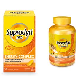 Supradyn Junior Gummies et Pro Energy pour énergie et système immunitaire