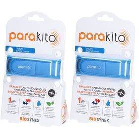 PARAKITO Mückenschutz Armband Erwachsene blau