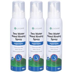 LIVSANE Hypertonisches Meerwasserspray für die Nase