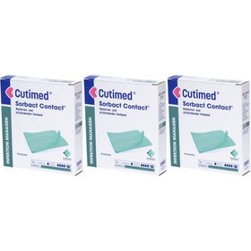 Cutimed Sorbact Kontakt Kompresse 7x9 cm