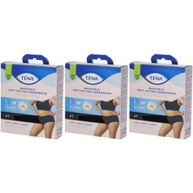 TENA Waschbare Unterwäsche aus weicher Baumwolle Größe L