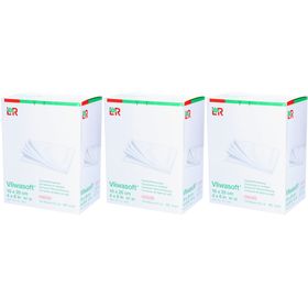Vliwasoft® Vliesstoffkompresse 10 cm x 20 cm 4lagig steril