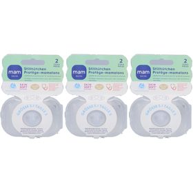 Mam Protège-Mamelons Silicone Taille S x 2 avec Boîte