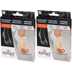 Epitact Sport Tact 02 Protections Ongles Bleus L 34mm