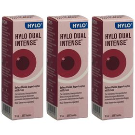 HYLO DUAL INTENSE Collyre Ectoïne Sécheresse Oculaire Sévère