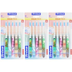 Trisa Wohlfühl-Brosse à dents Medium - 5er-Pack