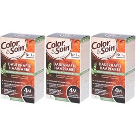 Color & Soin® Dauerhafte Haarfarbe 4M Mahagoni Kastanienbraun