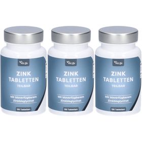 VELIFE Zink teilbare Tabletten