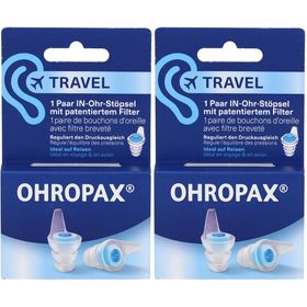 Ohropax Bouchons d’Oreilles Voyage avec Filtre