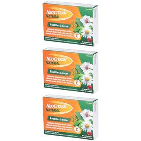 NeoCitran Natural Lutschtabletten mit Himbeergeschmack