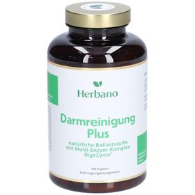 Herbano Darmreinigungskapseln mit Flohsamen & Enzymkomplex