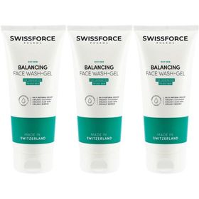 SWISSFORCE Veganes, ausgleichendes Gesichtsreinigungsgel