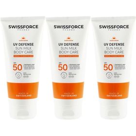 SWISSFORCE UV Defense Sonnenschutzmilch für den Körper LSF 50