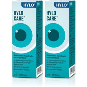 HYLO CARE Feuchtigkeitsspendende Augentropfen mit Dexpanthenol, ohne Konservierungsstoffe
