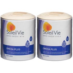 Soleil Vie Omega Plus – Kapseln mit Fischöl, Nachtkerzenöl und Borretschöl
