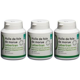 BIONATURIS Lebertran Kabeljau Kapseln 165 mg