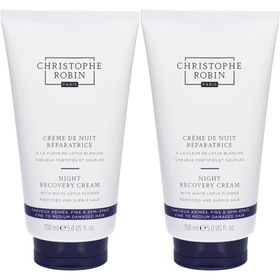 Christophe Robin Regenerierende Nachtcreme mit weißer Lotusblüte