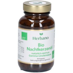 Herbano Bio-Nachtkerzenöl, reich an Gamma-Linolensäure