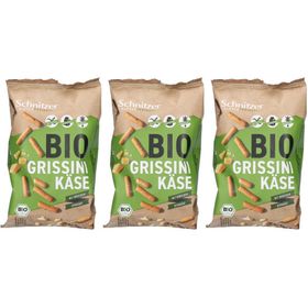 Schnitzer Bio-Käse-Grissini, glutenfrei