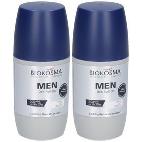 BIOKOSMA MEN Deo-Roller mit Alpen-Lein und Hopfen