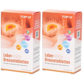 TOP1 Foie-Actif Brausetabletten mit Pfirsichgeschmack