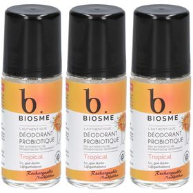 BIOSME Probiotisches Deodorant „Tropical“ – nachfüllbarer Roll-on
