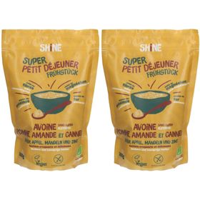SHINE Super Petit Déjeuner - Flocons d'Avoine Pomme, Amande & Cannelle bio