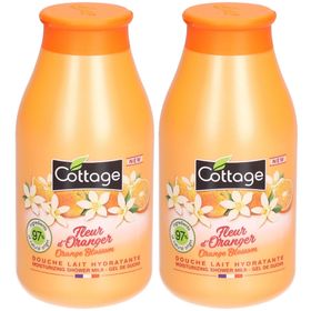 COTTAGE Douche Lait Hydratante Fleur d'Oranger (Feuchtigkeitsdusche Orangenblüte)