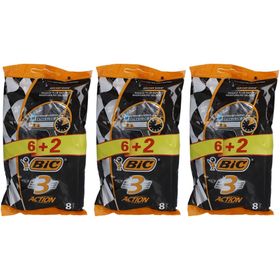 BiC® 3 Action 3-Klingenrasierer für Herren