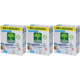 L'ARBRE VERT Waschpulver für empfindliche Haut Familie und Baby