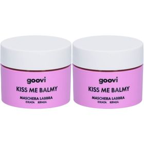 Goovi Kiss Me Balmy Feuchtigkeitsspendende und reparierende Lippenmaske