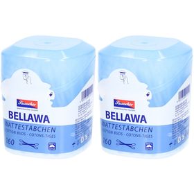 BELLAWA Coton-tiges boîte ronde