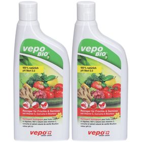 vepo® bio Nettoyant biologique pour fruits et légumes au curcuma et à la vitamine C