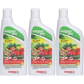 vepo® bio Biologischer Obst- und Gemüsereiniger mit Kurkuma und Vitamin C