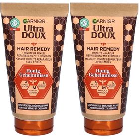 GARNIER Ultra Doux Masque Réparateur 1 Min 3 Miels Cheveux Abîmés